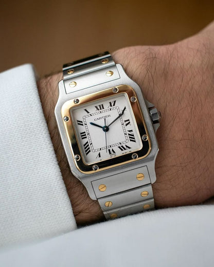 Cartier Santos Automatic Men's Watch – Stainless Steel Luxury Timepiece, Swiss Movement, Iconic Design